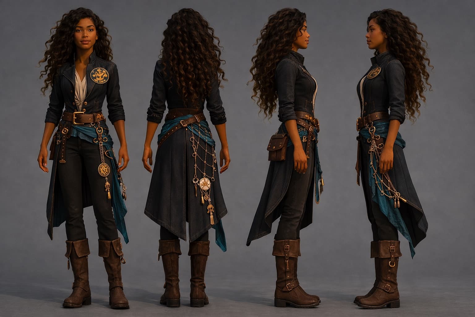 Anne Mariswane — 3D Model Sheet