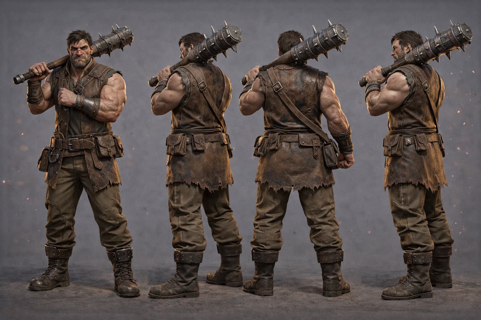 Rigby — 3D Model Sheet