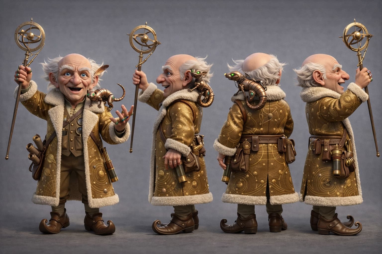 Elder Soren — 3D Model Sheet