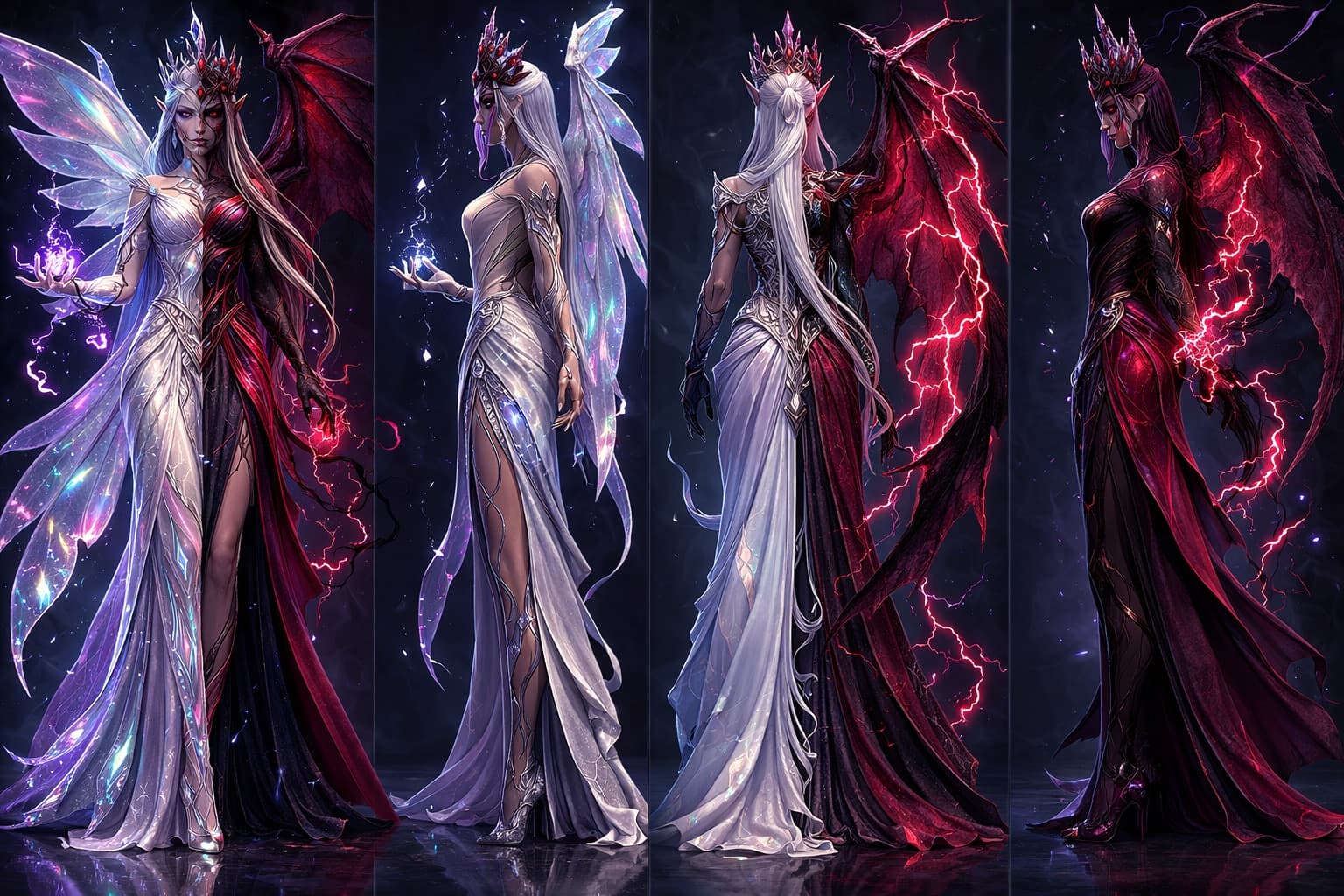 Queen Xanthea — 3D Model Sheet