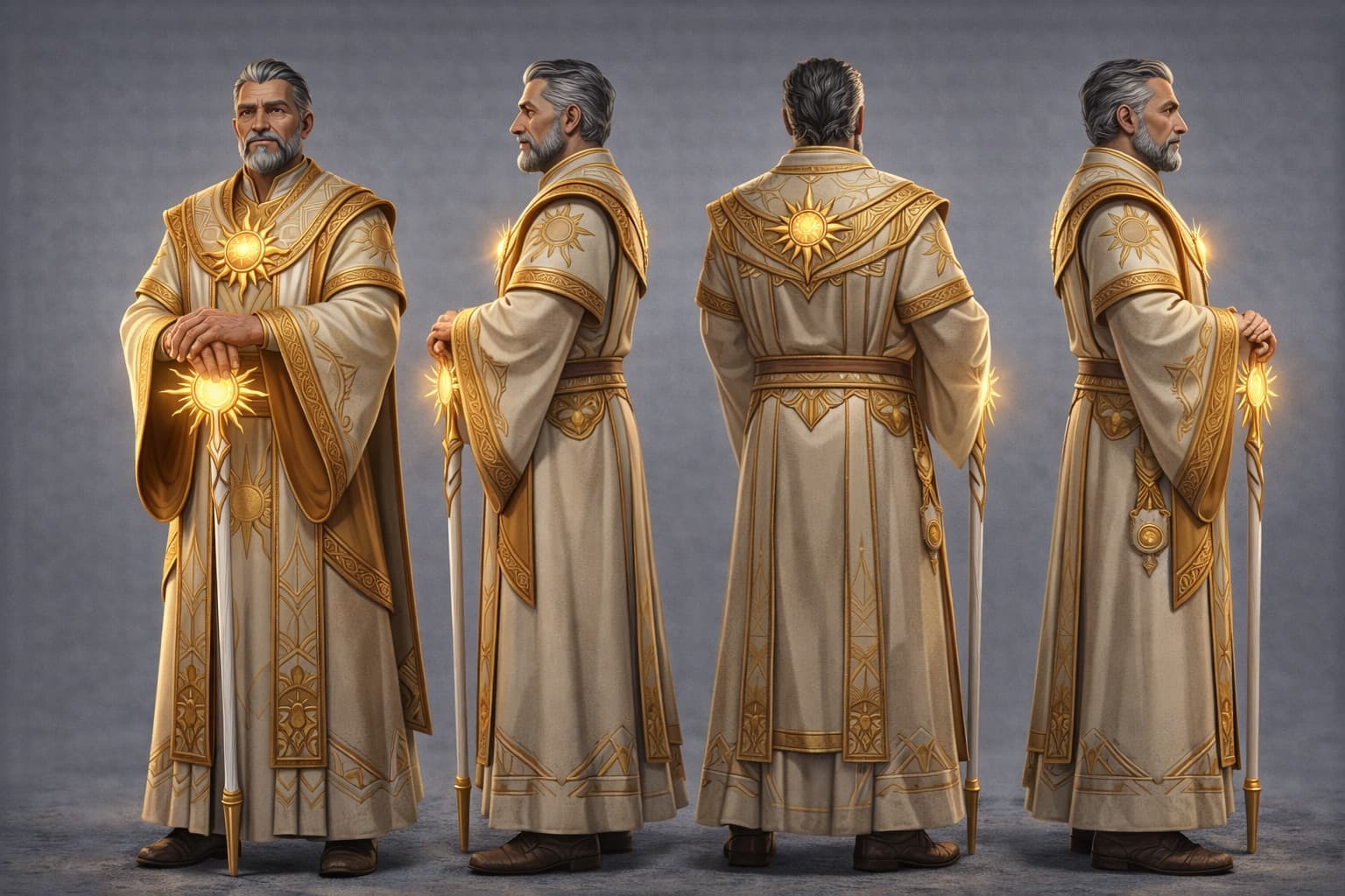 Elder Yondal — 3D Model Sheet