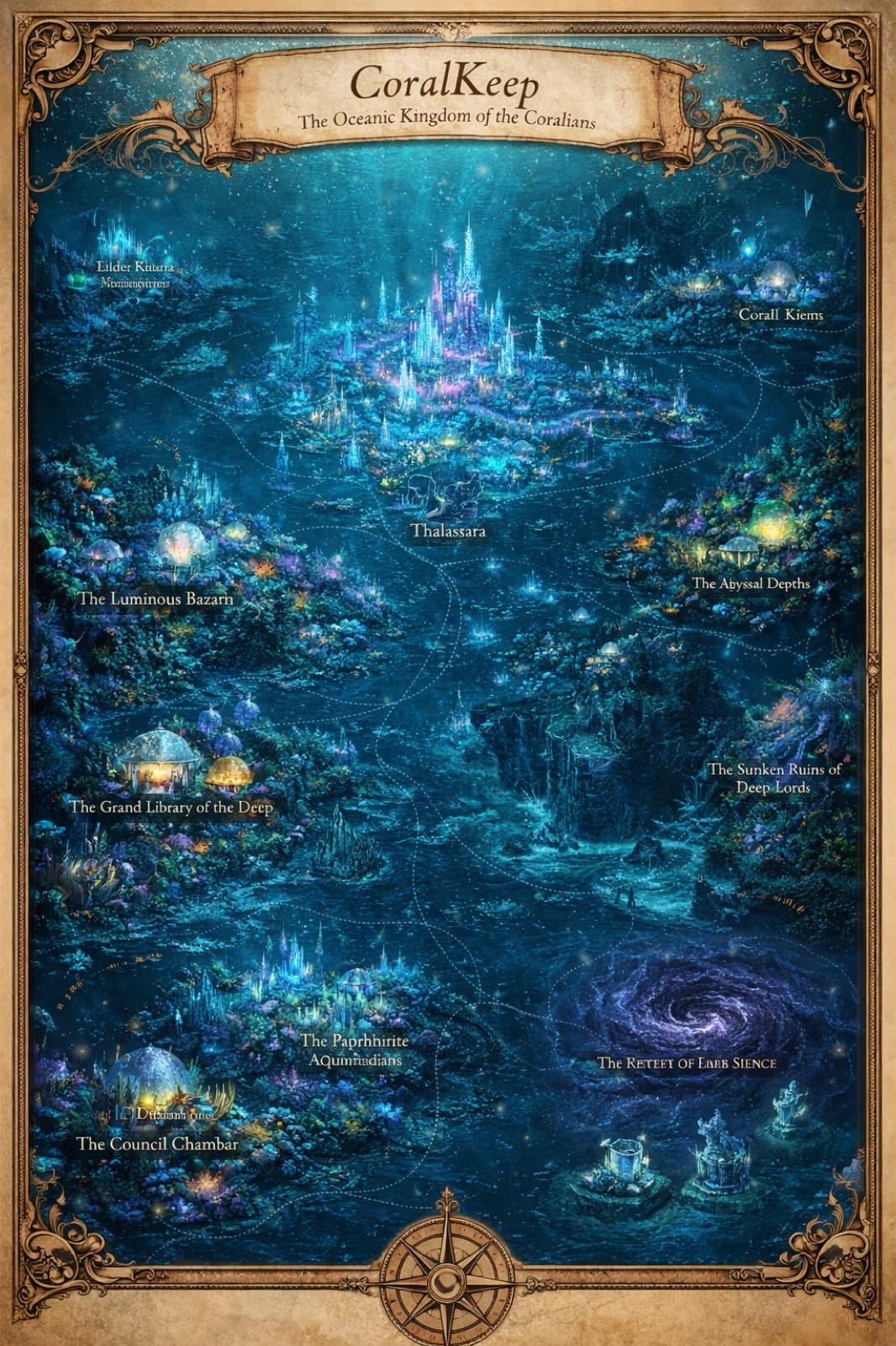 Map of CoralKeep