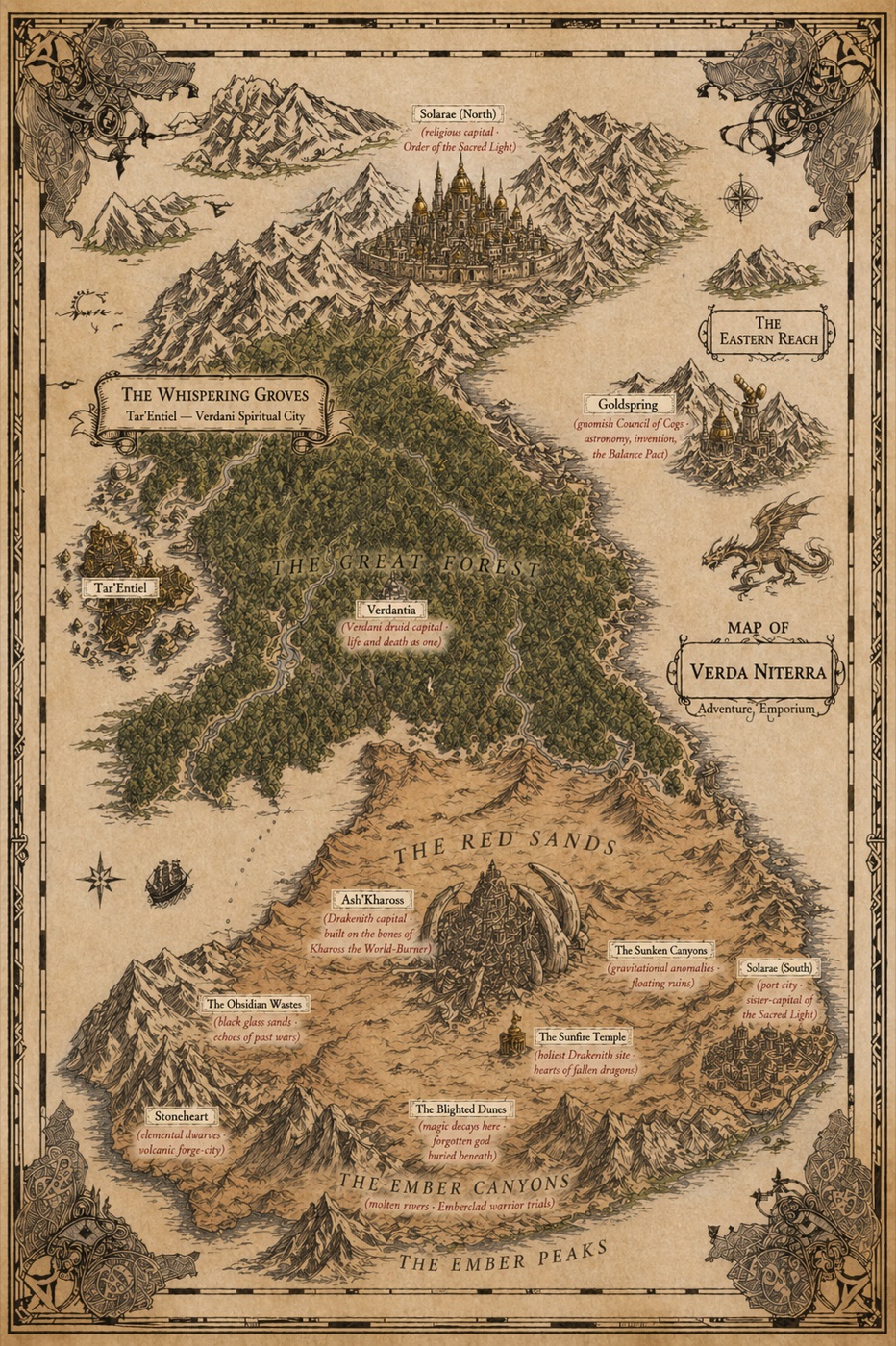 The canon-locked map of Verda Niterra — the version that finally shipped